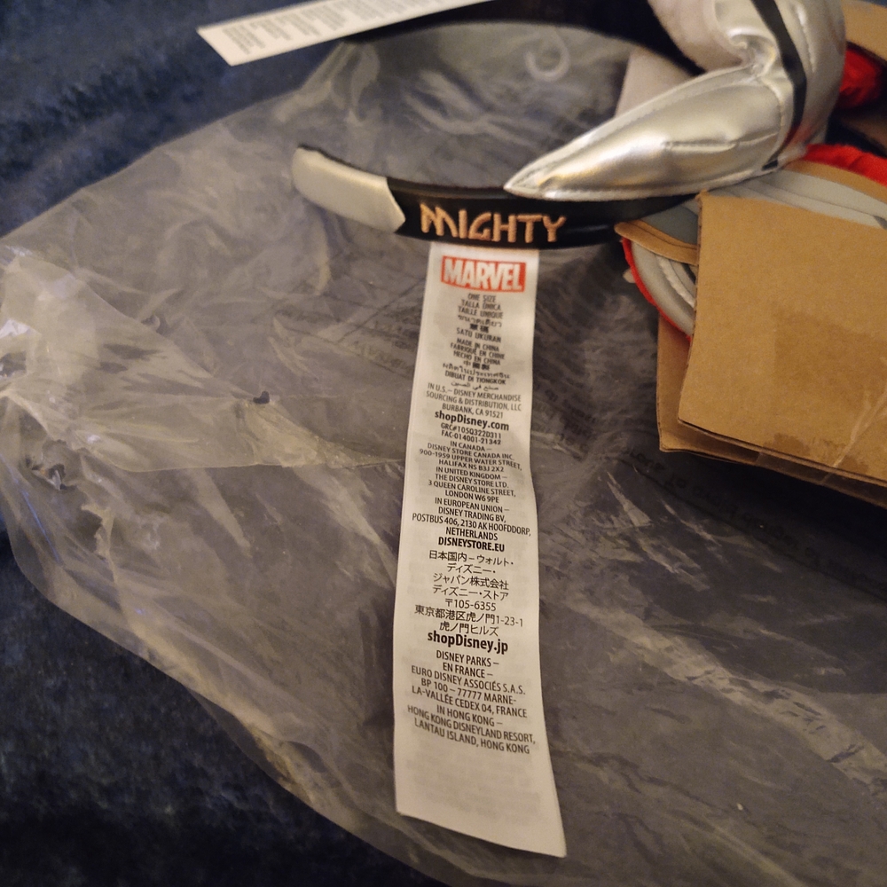 💜SOLD💜Disney Parks Mighty Thor Love & Thunder Ear Headband NWT RELEASED 2022 - Picture 5 of 7